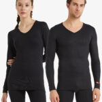 BLACKSPADE 1257 Unisex Termal V yaka Uzun Kol Tişört 2. Seviye