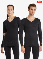 BLACKSPADE 1257 Unisex Termal V yaka Uzun Kol Tişört 2. Seviye