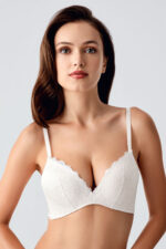 NEW BRA 1799 DANTELLİ BALENSİZ DESTEKLİ SÜTYEN