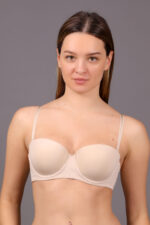 NEW BRA 8020 SOFT CUP DESTEKSİZ STRAPLEZ SÜTYEN - Görsel 2