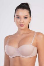 NEW BRA 8025 SOFT CUP  PUSH-UP STRAPLEZ SÜTYEN - Görsel 4