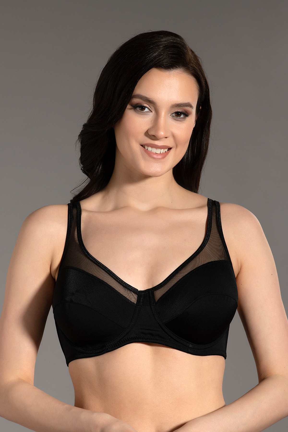80601 NEW BRA 8060 Balenli Toparlayıcı Sütyen - Görsel 1