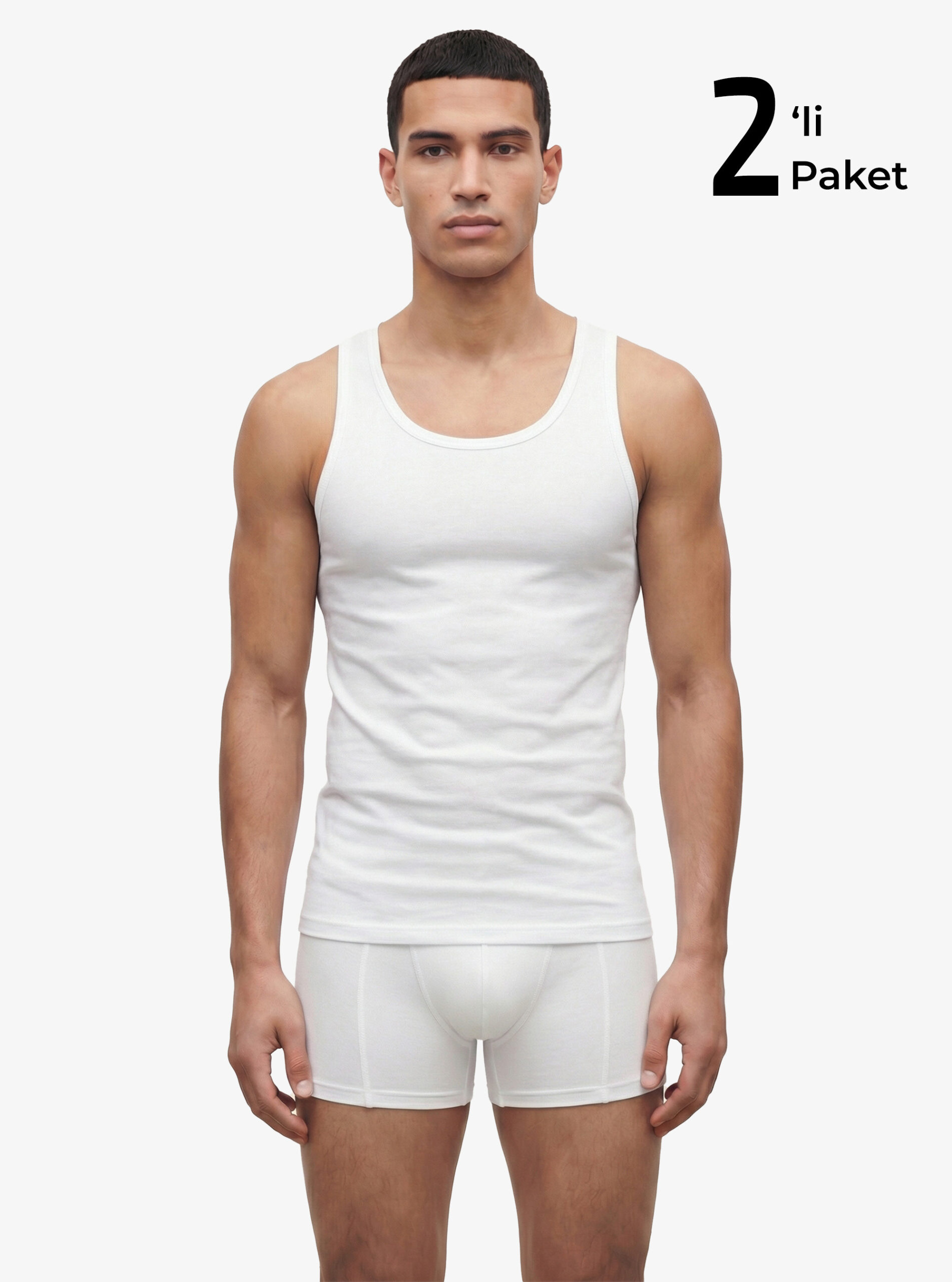 BLACKSPADE Erkek Pamuk Atlet 2'li Paket 9485 BLACKSPADE Erkek Pamuk Atlet 2'li Paket 9485