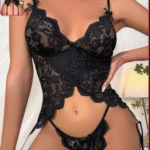 For Dreams 8460 Arkadan Bağcıklı Fantezi Jartiyer Takımı