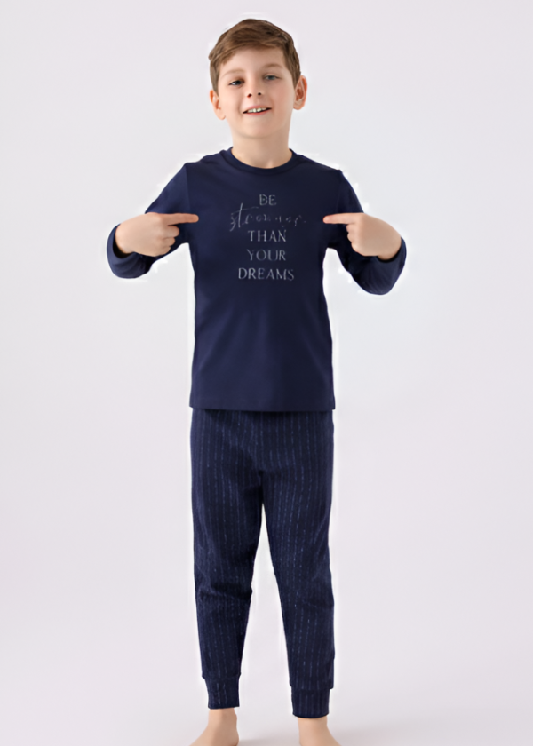 Arnetta 3130 Erkek Çocuk Uzun Kol Pijama Takım