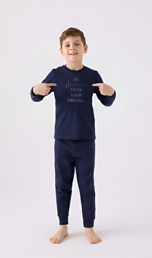Arnetta 3130 Erkek Çocuk Uzun Kol Pijama Takım