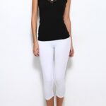 YILDIZ 3649 CAPRİ KADIN BEYAZ TAYT
