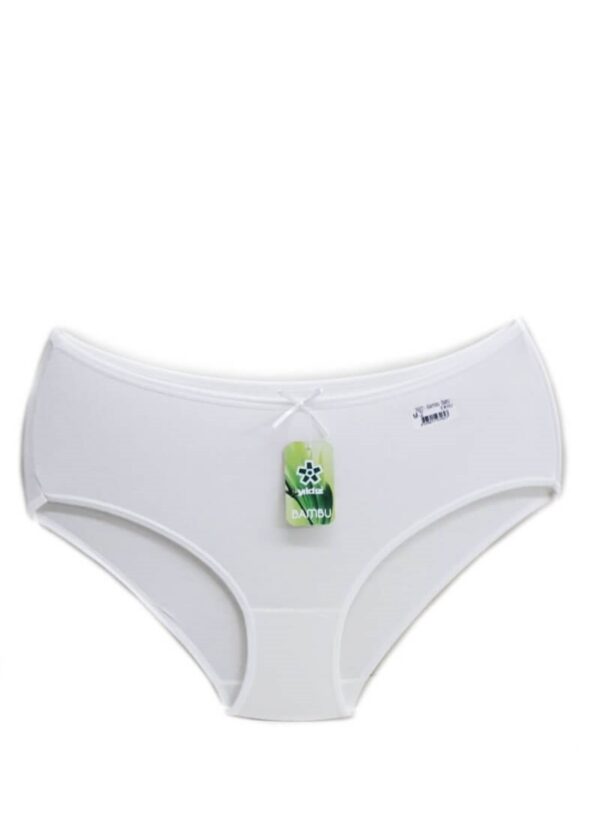 YILDIZ 3960 KADIN BAMBU BİKİNİ KÜLOT BEYAZ