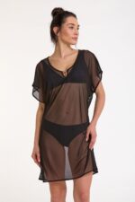 ARGENTO 2095-3001 Aksesuarlı Kısa Kaftan