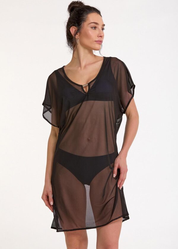 ARGENTO 2095-3001 Aksesuarlı Kısa Kaftan
